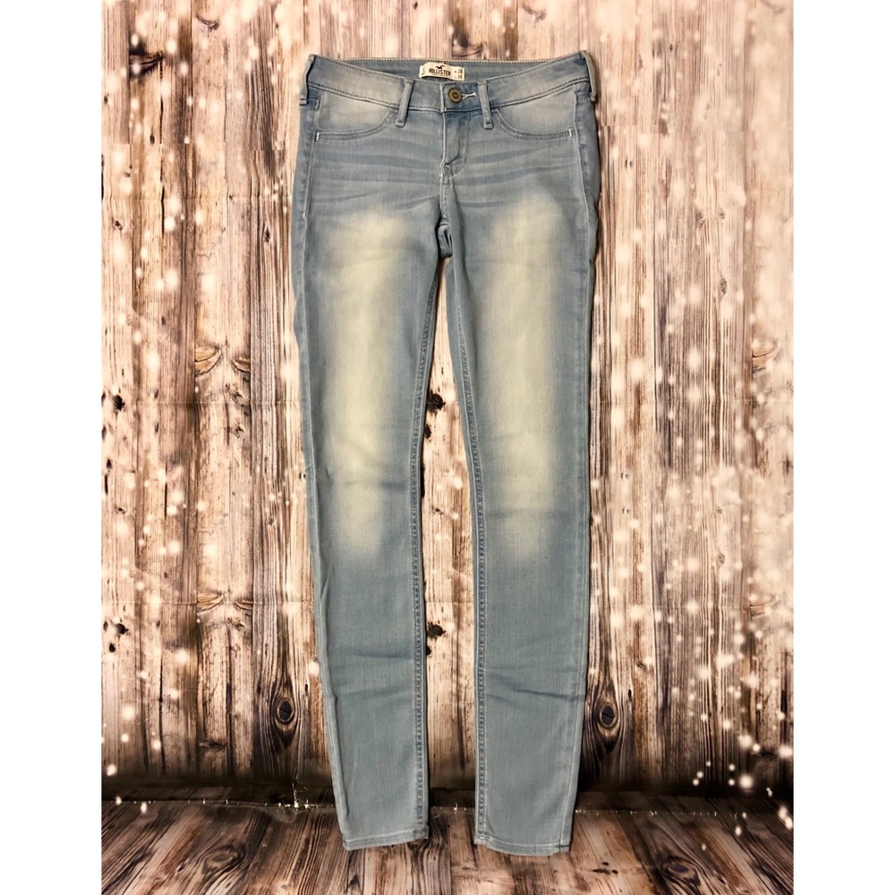 NWT Hollister light wash jean leggings